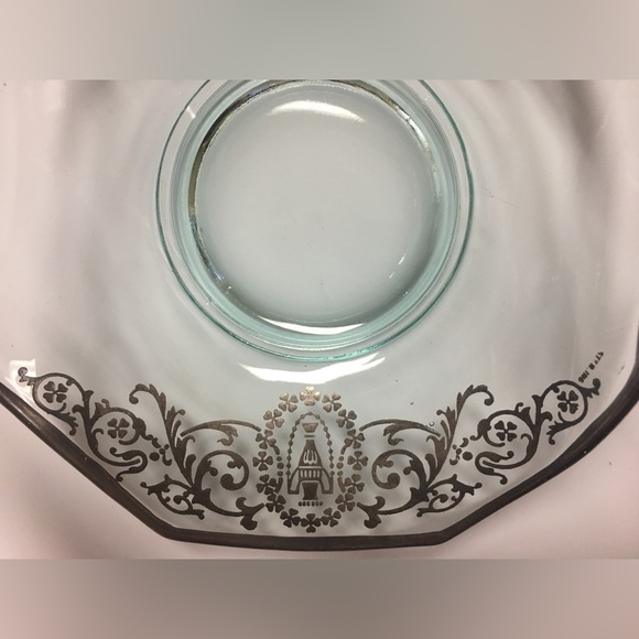 Vintage Handcrafted Teal Glass Bonbon Server - Picture 8 of 12